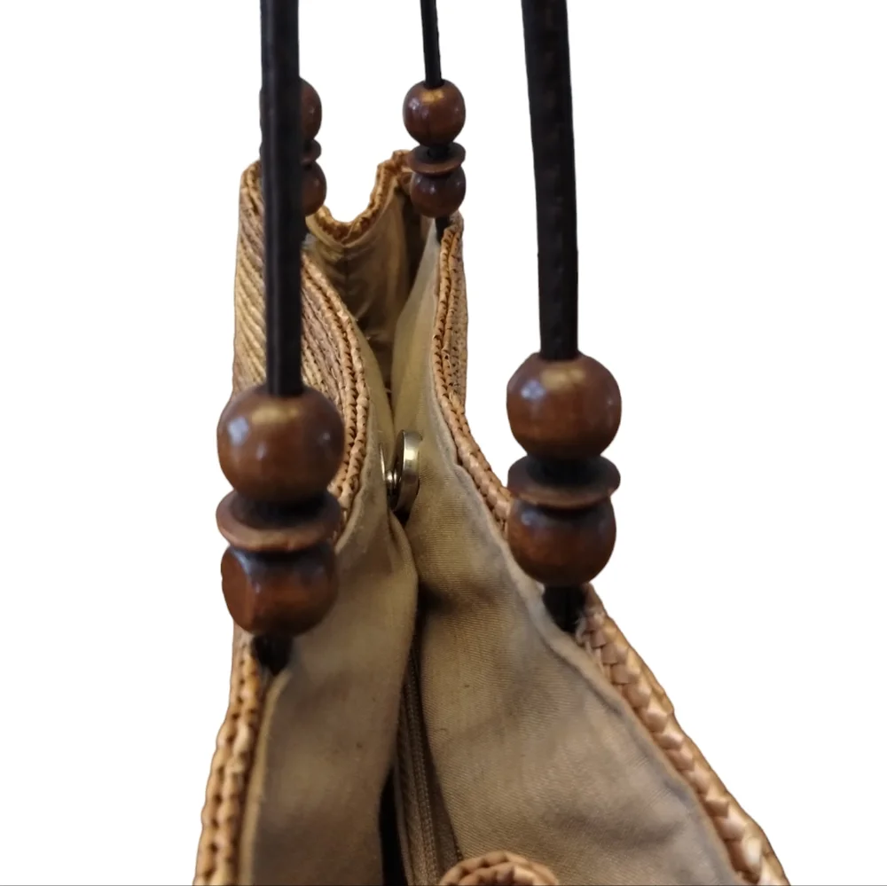 Vintage Y2k Straw Bag